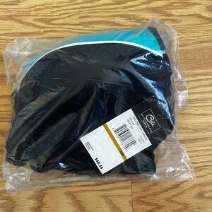 NWT Colorblock Black and Blue Women's tankini size 16